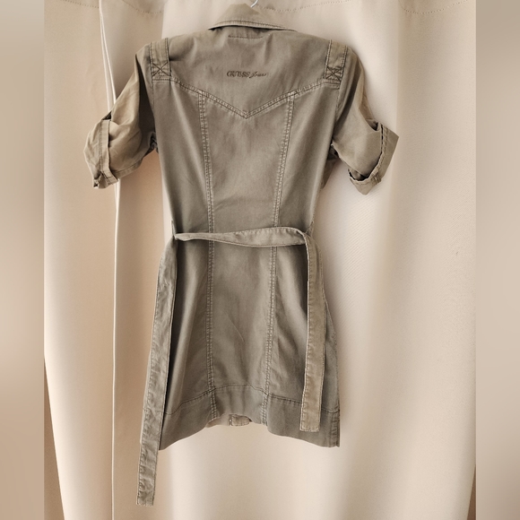 COPY - Guess Military Sexy Stretch like Denim Vintage Dress - Picture 7 of 10